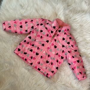 Healthtex hearts toddler girl jacket 2t